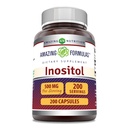 Amazing Formula Inositol 500 mg 200 kapselia Supplement ... B8-vitamiini...