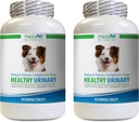Dog Bladder Supplement - Dog Natural Urinary Health Complex - Full Bladder Health and Control - UTI Solution - Dog Cranberry Chews - 2 flaskor (180 flikar)