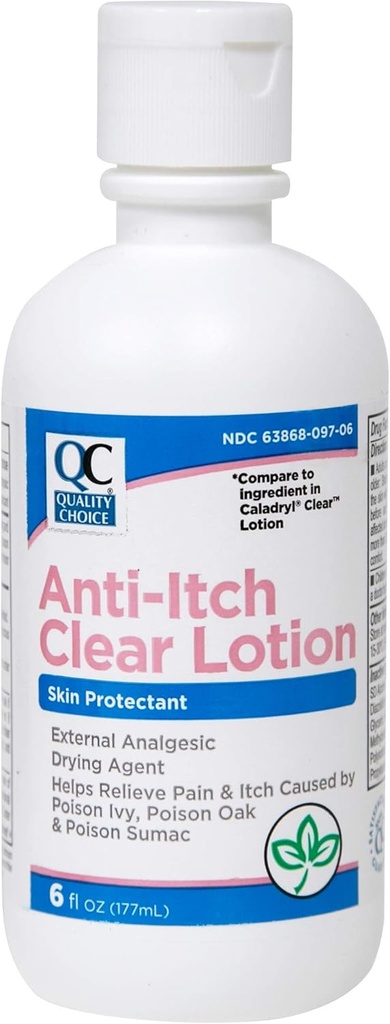 Kvalitetsval Anti-Itch Clear Lotion 6 oz - Pack av 3
