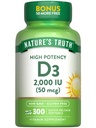 Nature's Truth D3-vitamiini 2000 IU