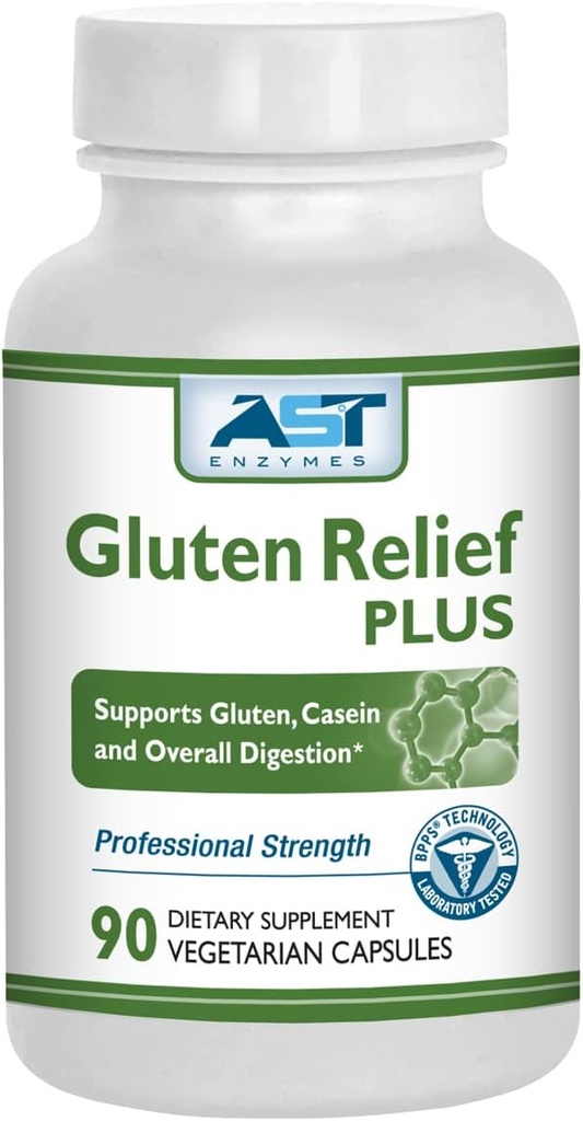 Gluten Relief Plus ... 90 Kasvissyöjäkapselit - Gluteenittomat digestiot Support ... Premium Natural Digestive Enzyme Formula - sisältää DPP-IV Enzyme Complex ...