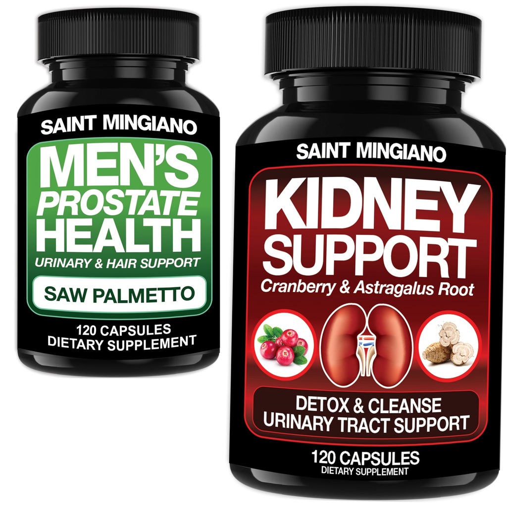Munuaisten tuki Cleanse Detox & Korjaus 120 Casuals - Yhdessä - Miesten Eturauhasen terveys Advanced Eturauhas täydentää - 120 kapselia