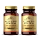 Solgar Sublingual B12 1000 mcg - 250 Nuggets, 2 kpl pakkaus - ei-GMO, Vegaani, Gluteeniton, Dairy Free, Kosher - 500 yhteensä