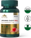 Premium Ubiquinol CoQ10 + BioPerine (100mg) | Antioxidant för hjärthälsa (1 flaska-60 Softgels-2mo Supply) | Hög Absorption Heart & Vascular Vitamins | Non-GMO & Gluten Free