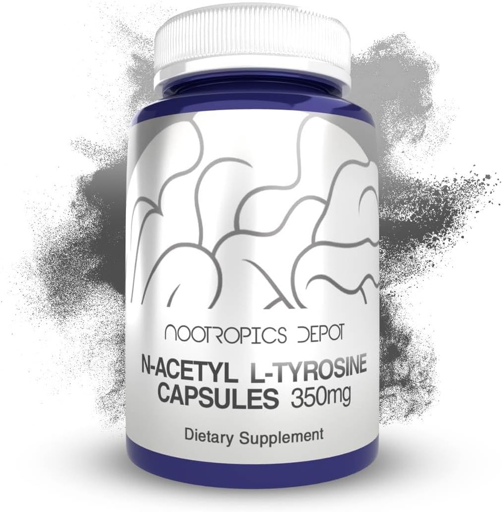 Nootropics Depot N- Acetyl L-tyrosiini kapselit ... 350 mg... 240...