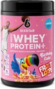 Sex Star Whey Protein Powder Plus | Muscle Building & Recovery Plus Immune Support | Muscle Builder för Män & Kvinnor | Kelloggs Froot Loops Födelsedag Cake Flavor | 1.5lb