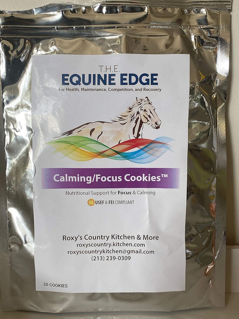 Calling/Focus Evästeet - Natural Horse Supplements for Calming & Focus, 30 evästeitä