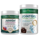 Puhtaus Tuotteet Bundle - JointGel (Berry Powder) + JointGel (Super Chocolate Powder) Bioactive Collagen Peptides + MSM - Tukee yhteisiä toimintoja ja joustavuutta samalla linnoittaessaan yhteisiä Cartilage