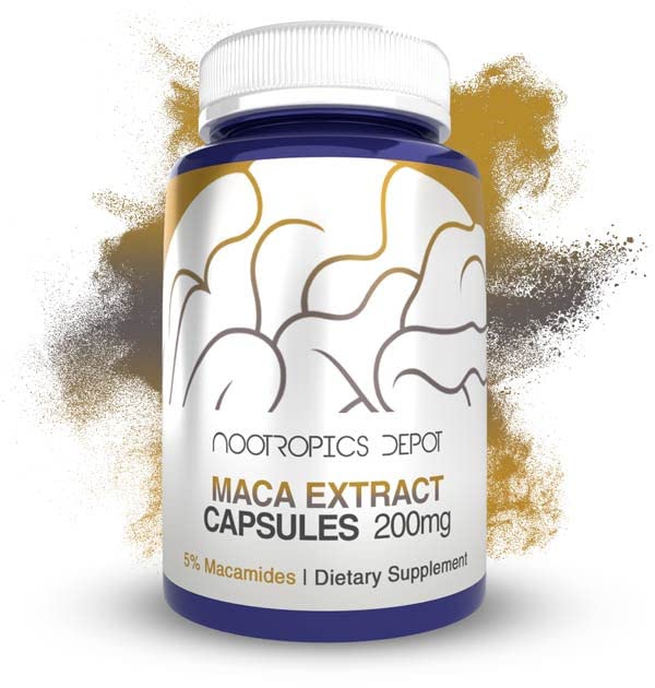 Maca Extract kapselit ... 5% Macamidit... Lepidium meyenii... Mieliala, energia ja elinkyky... 60