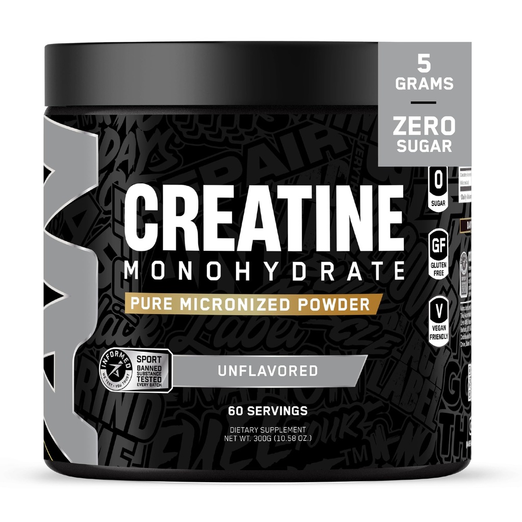 All Black Everything Creatiini Monhydraatti 