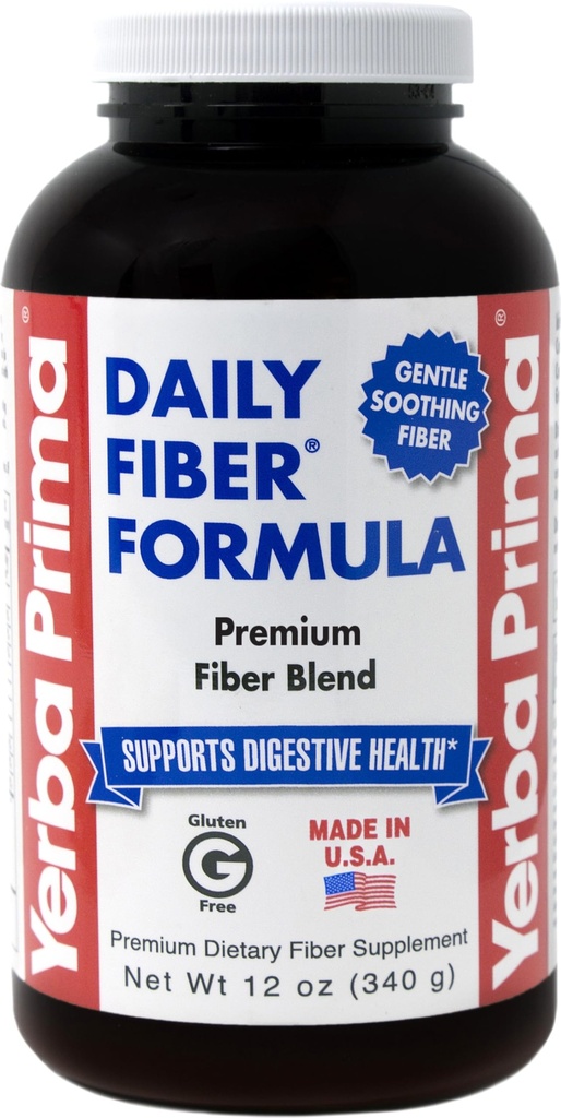 Yerba Prima Psyllium Husk, 12 Ounce (Pack of 2) - Colon Cleanser Fiber Supplement - Naturligt stöd för Gut Health - Non GMO, Gluten Free, Vegan