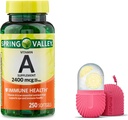 Spring Valley A-vitamiinia Softgels, 2400 mikrog, 250 kreivi, ja Lahjajäätelön kasvot