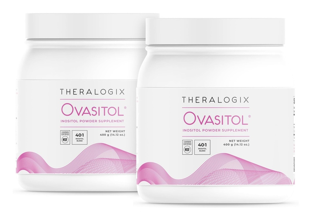 Theralogix Ovasitol Inositol Powder - 180-päivän tarjonta - Myo-Inositol & D-Chiro Inositol for Hormone Balance & Ovarian Function Support* - NSF Certified, (360 Servings), 28.24 Ounce (paketti 2)