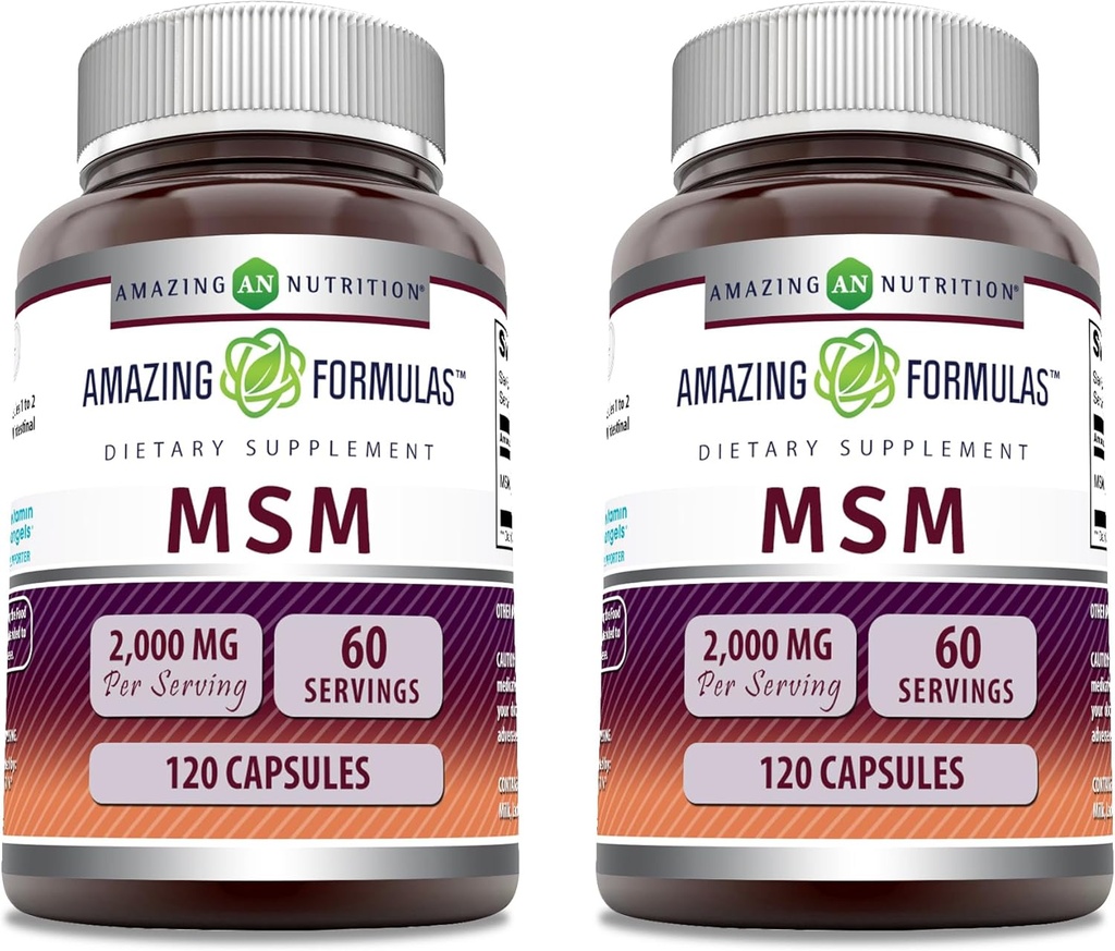 Hämmästyttävä Formula MSM (Metyylisulfonyylimetaani) Supplement 