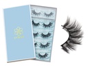 DYSILK Lashes väärät silmäripsit - Silmälaseet Minkki Lashes 5 paria 6D Lashes Pack Fluffy Lashes Fake Eye Lashes Natural Look Wispy silmäripsit Strip Lash Faux Väärä silmäripsien laajennukset Kit . 001-15mm