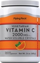 Piping Rock C-vitamiini Powder ... 24 oz 2000 mg ... Vesiliukoiset kiteet...