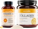 NatureWise-vitamiini D3 55000iu (125 mikrog) 1 vuosi tarjonta terveille lihasfunktion tehostettu kollageeni Peptidit (45 Servings) - Hydrolysoitu tyyppi I & III