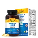 Maa Life Omega 3 Fish Oil Supplement - Korkea pitoisuus EPA ja DHA Omega 3 Rasvahapot - 2000mg Fish Oil for Emotional Health, Mielialatuki, ja ei kala maku - Natural Sitruuna maku