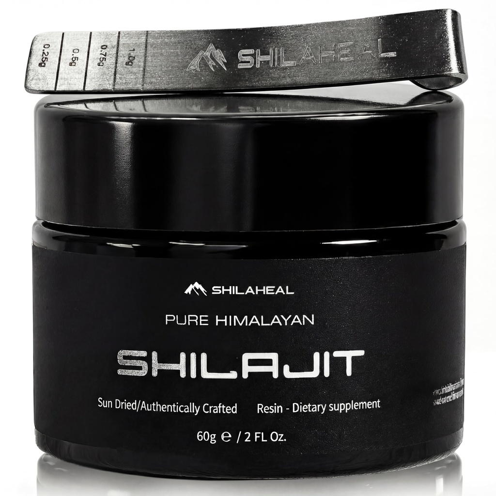 Shilajit Authentic Himalayan Shilajit Hartin for Men & Women, High Fulvic Acid, Energy & Stamina, Immuno Support, 85+ Trace Minerals, Lab Tested Organic Shilajit Resin, 100% Natural, 60 Grams