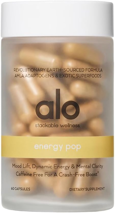 Alo Jooga Energy Pop - Kofeiiniton energia Boost Riboflaviinilla, Niacinilla ja ENXTRAlla