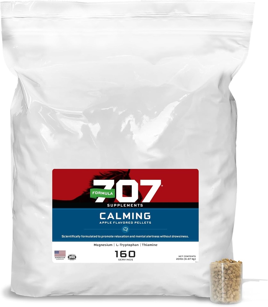 Formula 707 Calming Equine Supplement 20LB Bag ... 160 Servings...