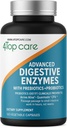 H4U Digestive Enzymes: Ultimate Health Solution med probiotika, prebiotika och enzymer för både kvinnor och män. Detta vegetariska Digestive Enzyme Supplement innehåller 180 kapslar.