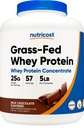 Nutricost Grass-Fed Whey Protein Concentrate (Chocolate) 5LBS - Denaturoimaton, ei-GMO, luonnon makuja...