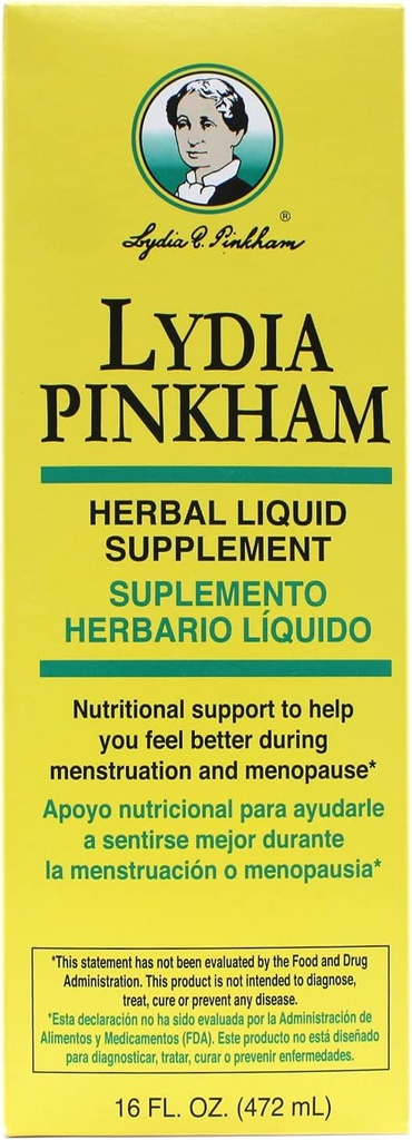 Lydia Pinkham Herbal Liquid, 16oz per pullo