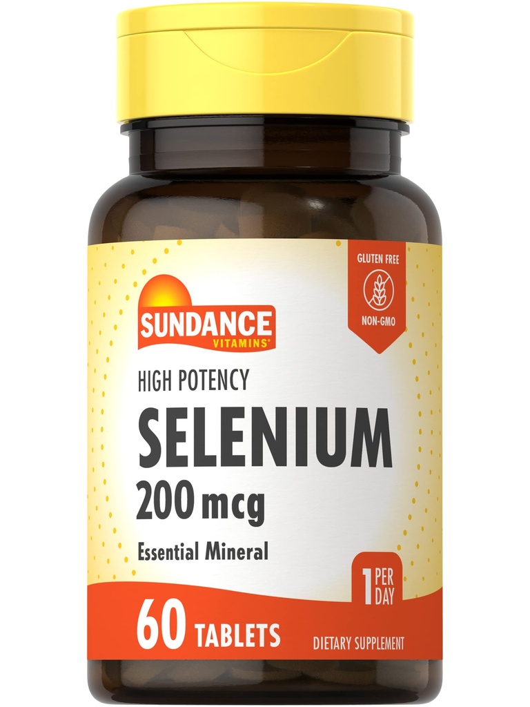 Sundance Selenium 200mcg ...60 tablettia...