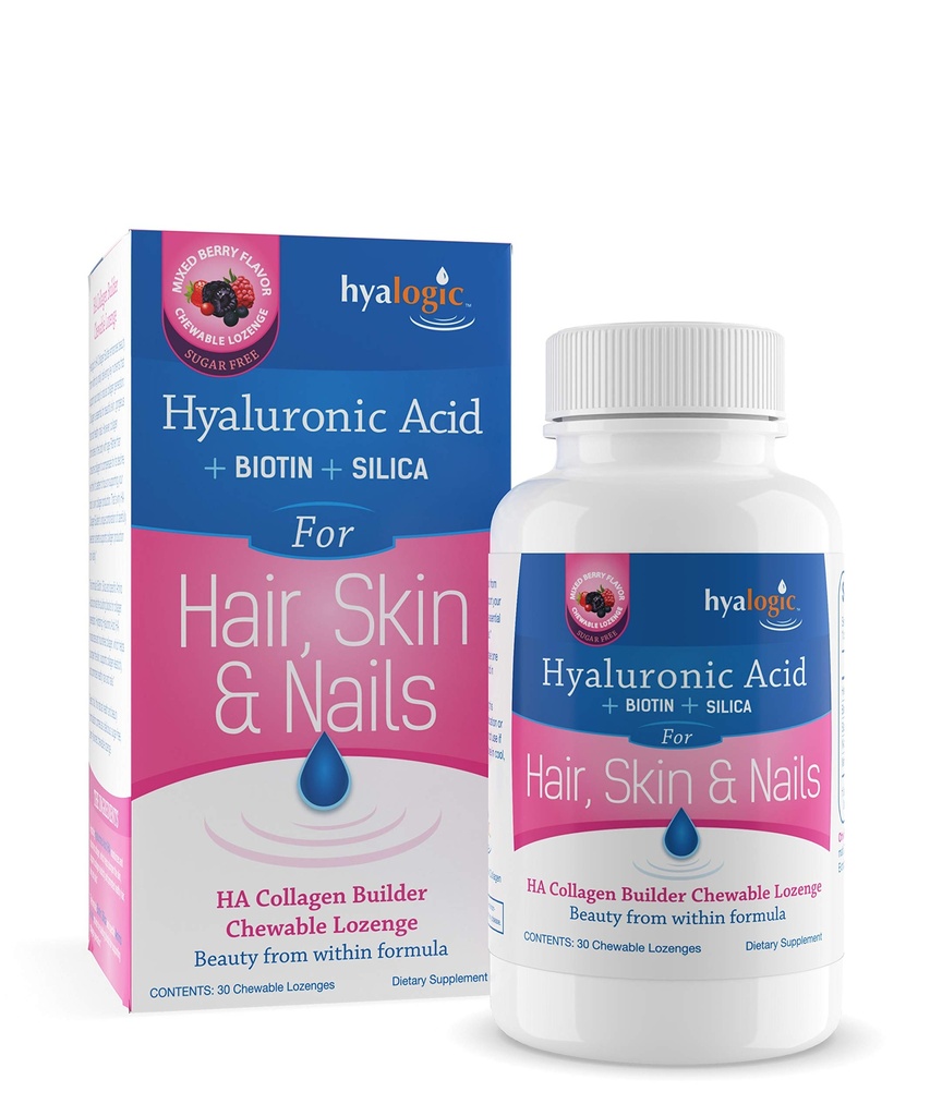 Hyalogiset hiukset Iho ja kynnet Hyaluronic Acid Collagen Builder 