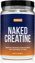 NAKED Pure Micronized Orange Creatiini Monohydraatti - 36 Servings - 500 Grams, 1.1Lb Bulk, Vegan, ei-GMO, Gluteeniton, soijaton. Apua vahvuus voitot, ei lisäaineita