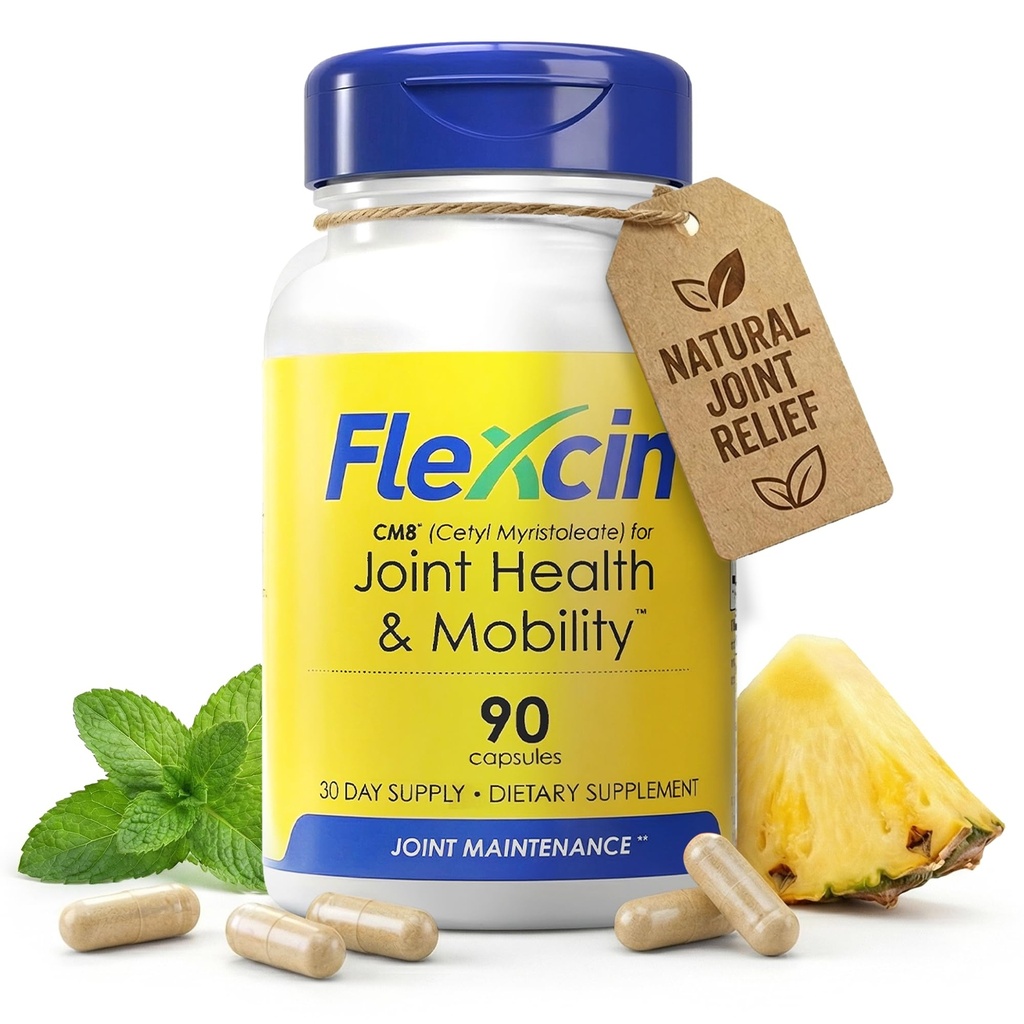 Flexcin Yhteinen terveys & liikkuvuus Formula CM8 (90 kapselia)
