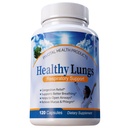 Hälsosamma lungor 120 kapslar - Förbättra lungfunktionen, andas bättre, stoppa mucus, plegm och allergier snabbt. Få lättnad snabbt med hälsosamma lungor ett all naturligt lunghälsotillskott