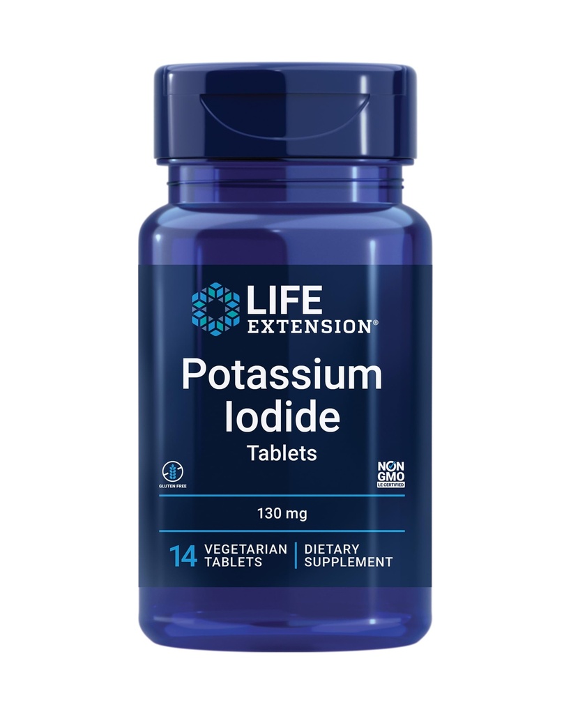 Life Extension Kalium iodide 130 mg 14 tablettia