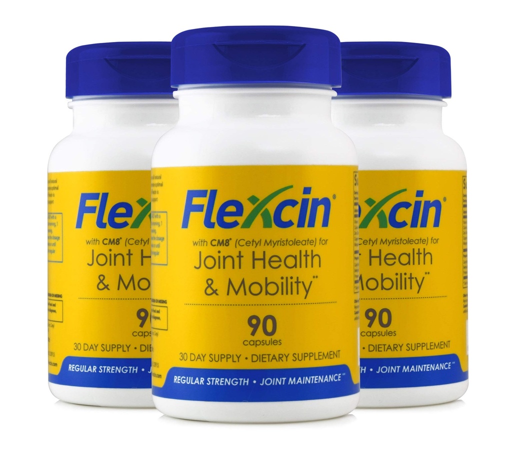 Flexcin Joint Health & Mobility Formel med CM8-3 Pack (270 kapslar)