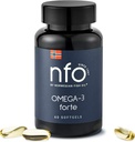 NFO Omega-3 Forte Fish Oil with Fish Gelade - Premium Fish Based Omega-3 ... Pure Marine Formula ...