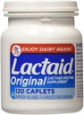 Lactaid Original Strength Laktaasi- entsyymilisä, Caplets - 120 ea