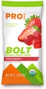 PROBAR - Bolt Organic Energy Chews, Mansikka, ei-muuntogeeniset, Gluteeniton, USDA Certified Organic, Terveellinen, Natural Energy, Nopea polttoaine Gummies vitamiineja B & C, 9 Luku (Pakkaus 1)