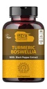 Boswellia Extract kapselit (90 kapselia) 1000 mg - Boswellia Serrata 95% Black Pepper Extract ja Curcuminoidit uute ja 65% Boswellia Extract
