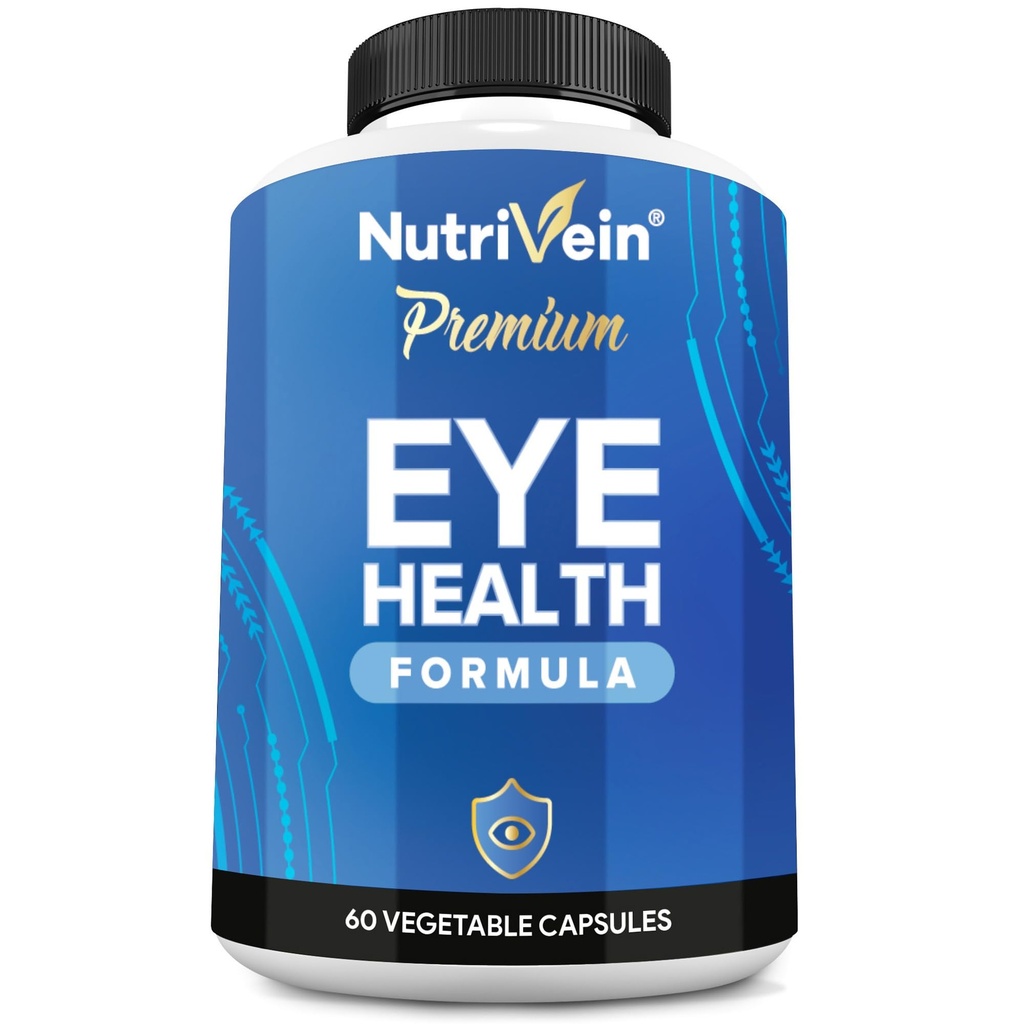 Nutrivein AREDS 2 silmä vitamiinit - tukee silmän kanta, kuivat silmät