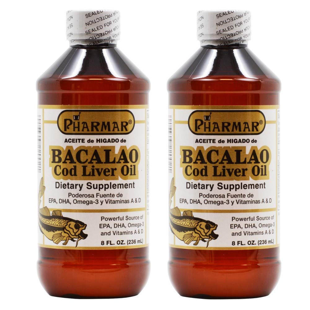 Aceite De Higado De Bacalao 8 Oz. Turska Maksa öljy 2-Pack