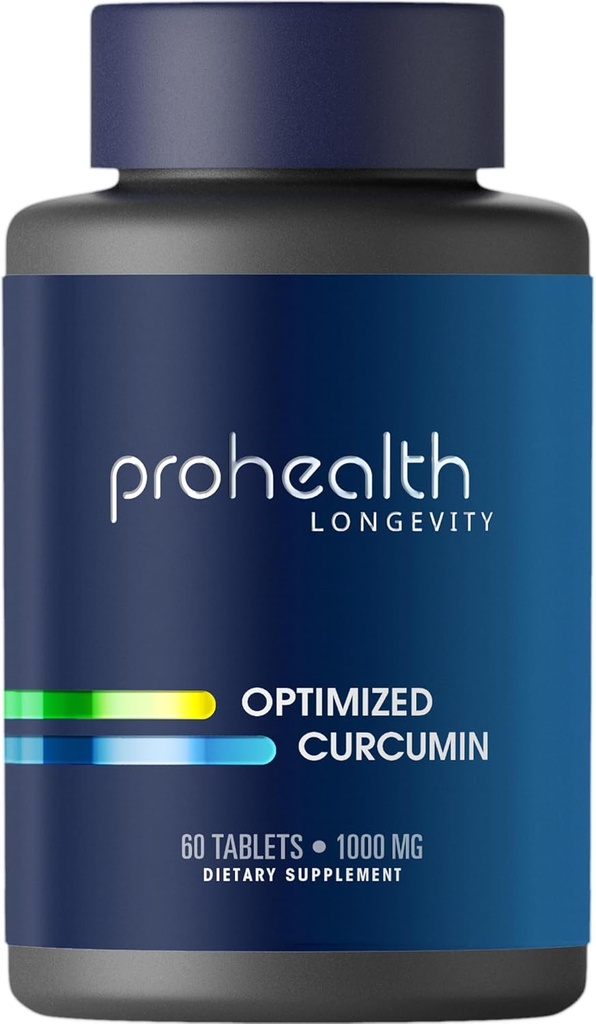 ProHealth Pitkäikäisyys Optimoitu Curcumin Longvida® - 1000 mg, 60 tablettia