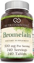 Bromelain 500 mg 240 tablettia Supplement ...