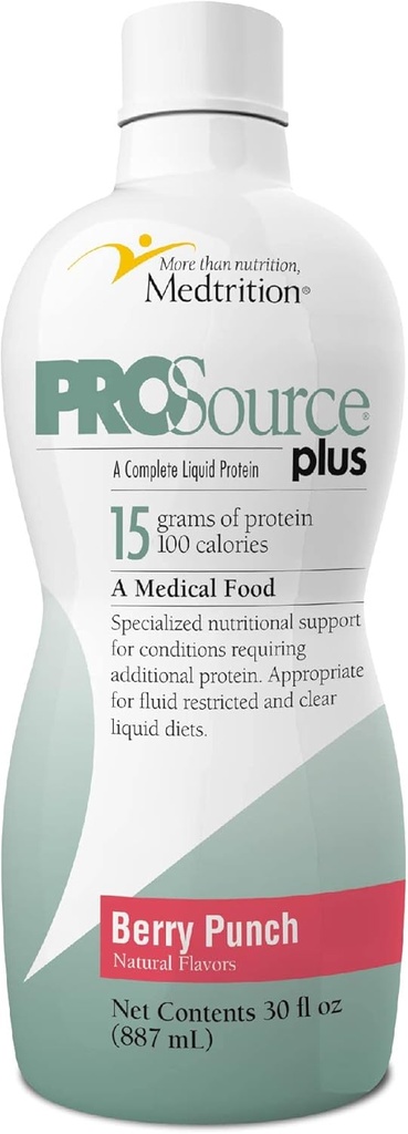 Nestemäiset kollageenipeptidit tyyppi I, III 15 grammaa proteiinia oz. Berry Punch pullot 4 pakkaus Medtrition