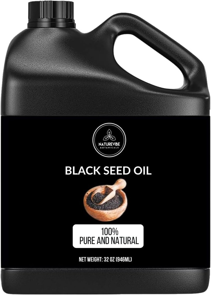 Naturevibe Kasvitieteet Premium Black Cumin Seed Oil, 32 unssia Kalonji Oil 