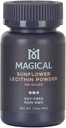 MAGICAL BUTTER Sunflower Lecithin Powder - Soy-Free, Non-GMO, Vegan & Kosher Butter & Oil Stabilizer för Baking & Cooking, 1,76 oz