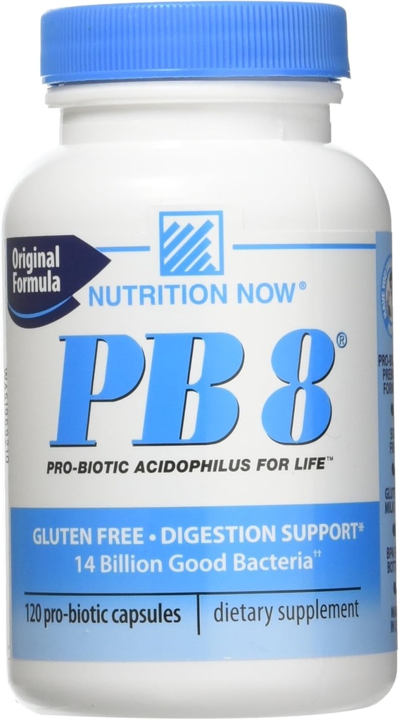 PB8 Acidophilus Probiotic, 120 Count, (arvopakkaus 3)