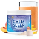 Zipfizz Nightly Calm & Sleep Supplement Powder, Peach Mango, 12.3 oz (30-60 tarjoilua)
