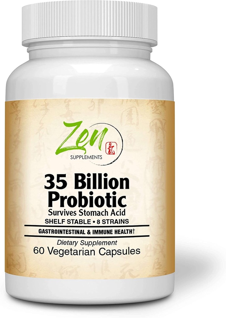 35 miljardia Probiootti PMY kanssa 8 kanta 60-Vegcaps - kestävä release Technology, resist vatsahappo, Kilpirauhasen vakaa - tuki terveen digestion & suoliston ekologia edullinen suoliston Flora
