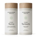 Stonehenge Health Dynamic Nerve + Dynamic Turmeric Bundle Supplements för att stödja komfort, Tingling, Numbness, Burning